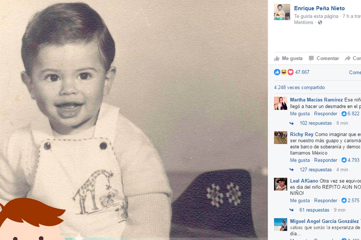 Peña Nieto y su Gabinete vuelven a ser niños