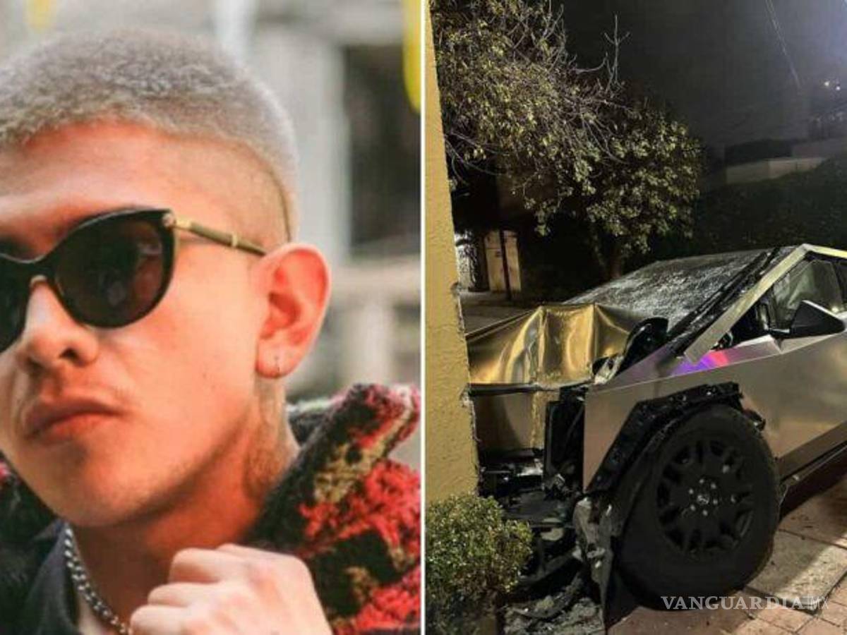 $!Cybertruck choca y se quema, tres mueren, en California