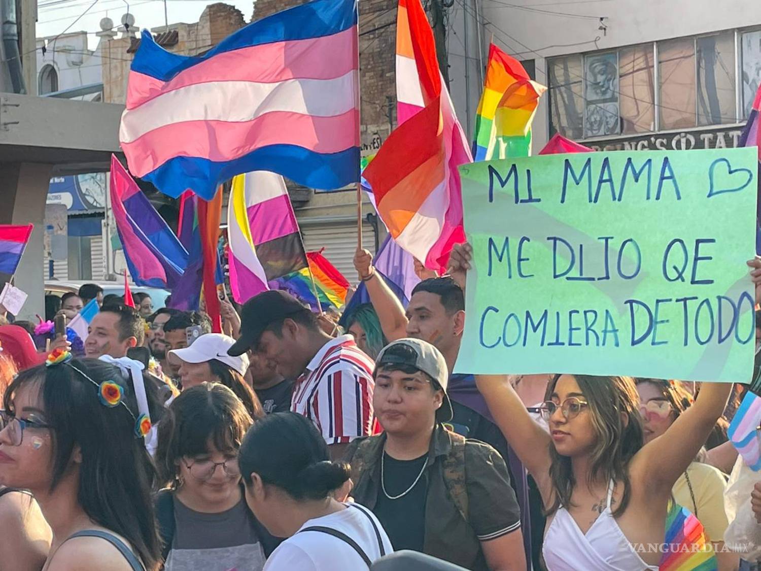 $!La bandera lésbica ha tenido muchas variantes, pero actualmente se utiliza la que fue creada en 2018 y consta de cinco franjas.