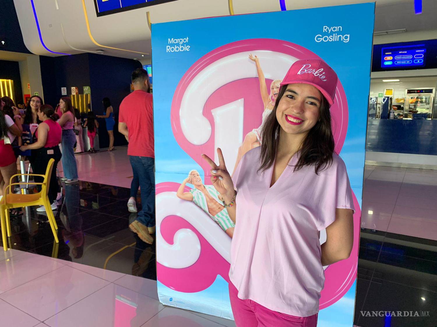 $!En Saltillo las funciones de la película ‘Barbie’ comenzaron minutos antes de las 13:00 horas en algunos de los cines al norte de la ciudad.