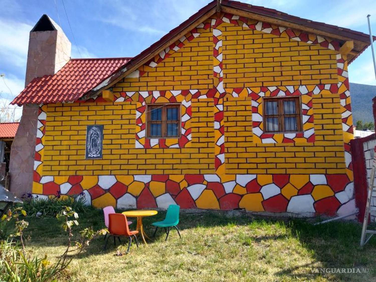 $!La imagen de la Virgen de Guadalupe en Los Lirios, Arteaga.