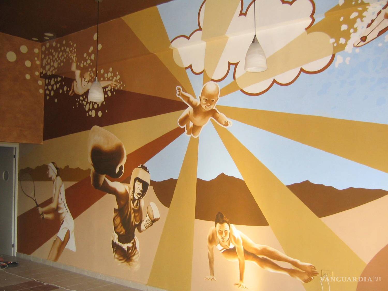 $!Restaurant-bar Folks Mates and Beer. 2004. Este mural ya no existe.