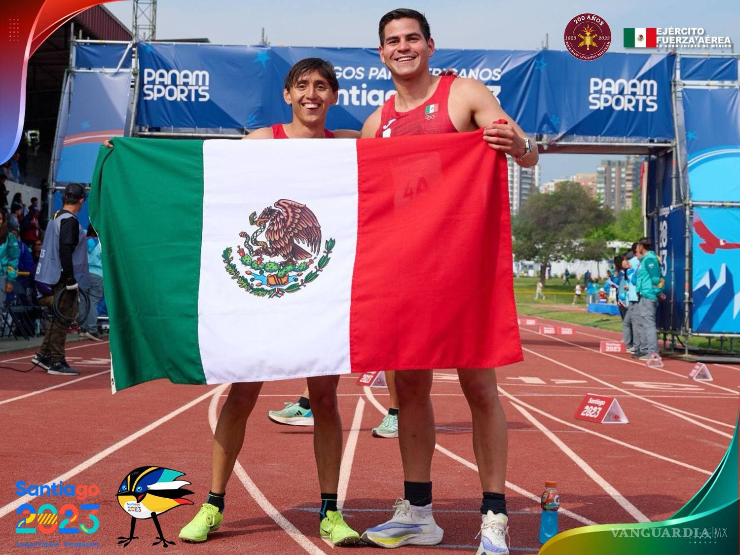 $!Duilio Jared Carrillo González y Emiliano Hernández ganaron el oro en los juegos de Santiago 2023.