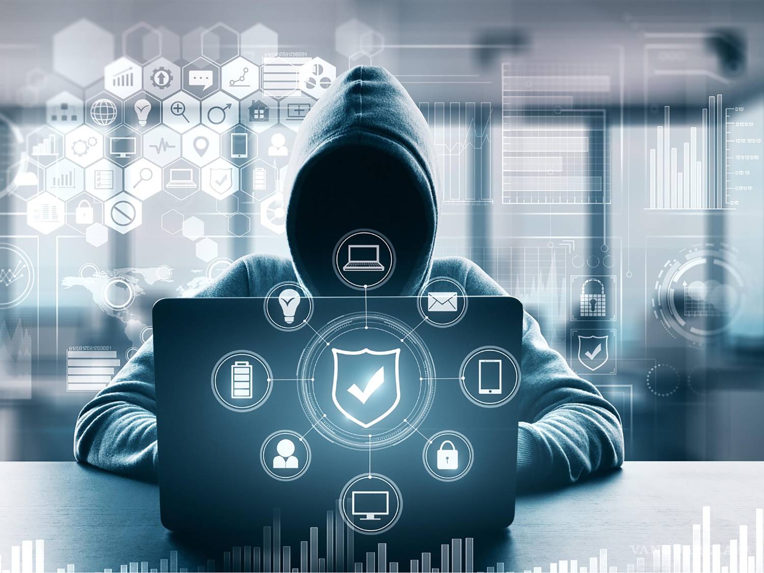 $!Imagen representativa de un ciberdelincuente