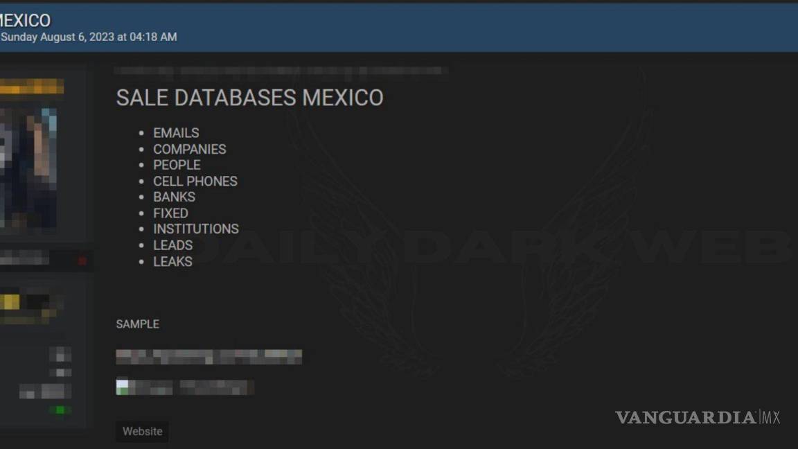 Venden en la dark web datos de Coahuila y de Lenin Pérez; podrían ser celulares, correos y votos