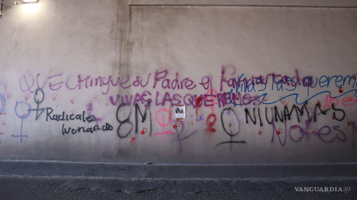 $!Algunos de los nombres de los acusados quedaron plasmados en el puente a desnivel de la calle Allende.