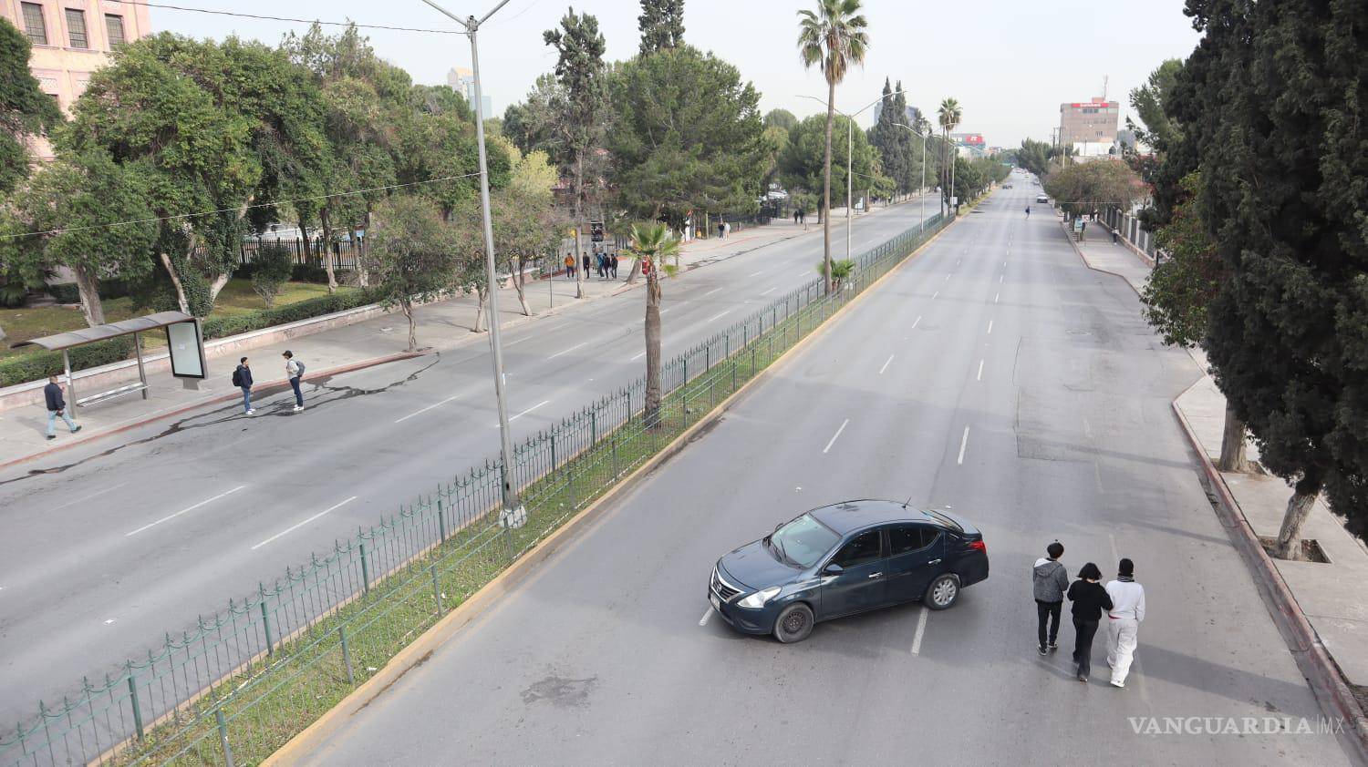 $!El V. Carranza fue cerrado para evitar un accidente.