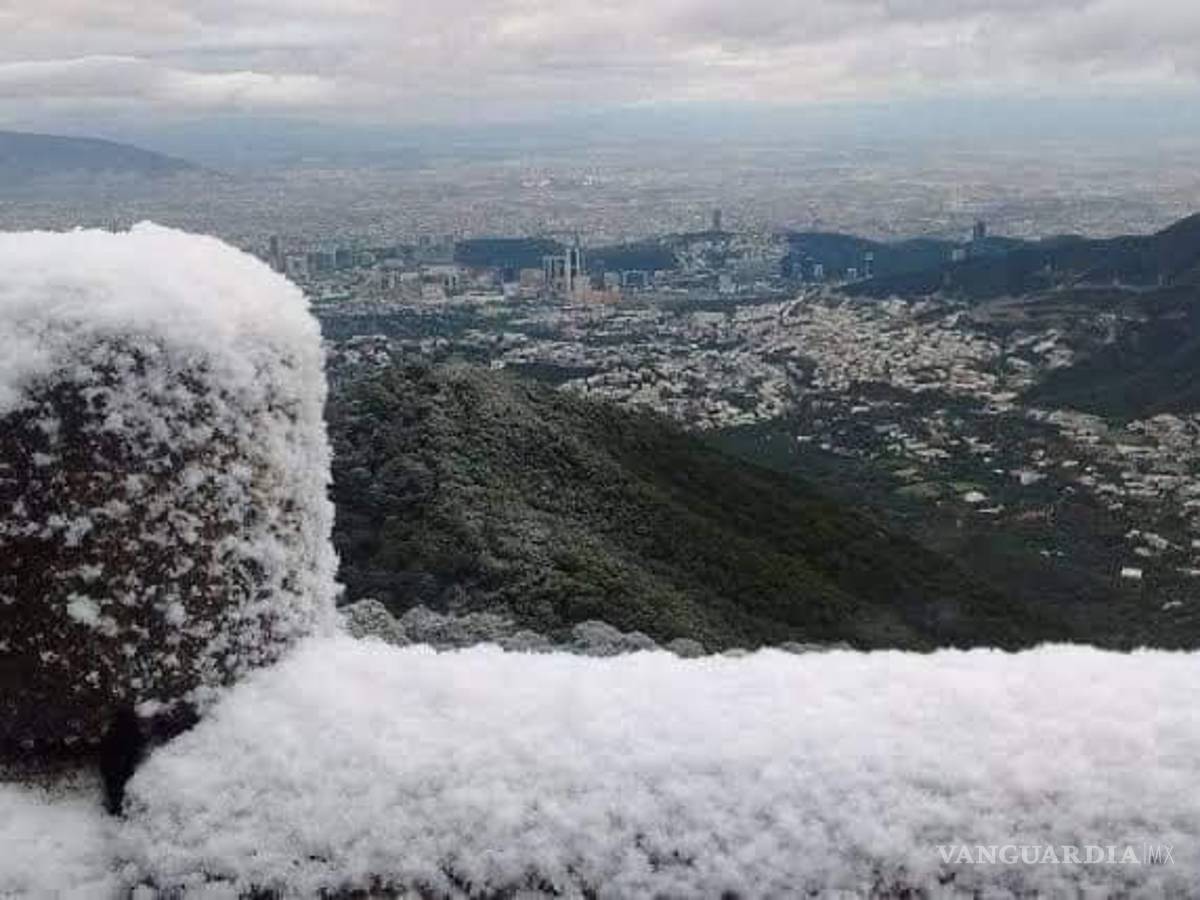 $!Frente Frío 27 deja aguanieve y apagones en Nuevo León