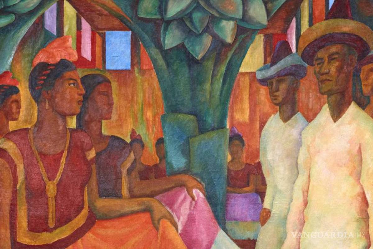 $!"Baile en Tehuantepec” de Diego Rivera fue vendido por 15.7 mdd