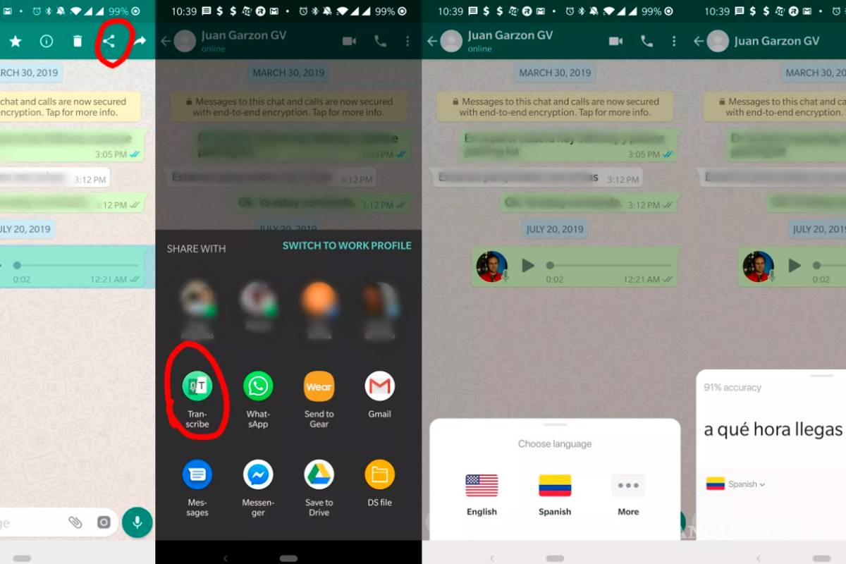 Esta es la app que necesitas para convertir las notas de voz de WhatsApp en texto