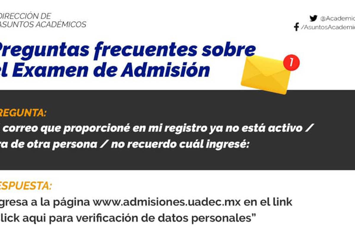 Dudas sobre el Examen de Admisión a la UAdeC, esto es lo que debes saber