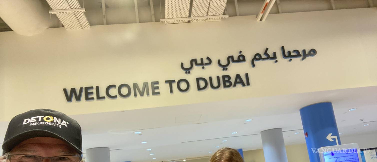 $!Acá en Dubai, esperando a Fernández Noroña, durante su tour turístico por el Medio Oriente.