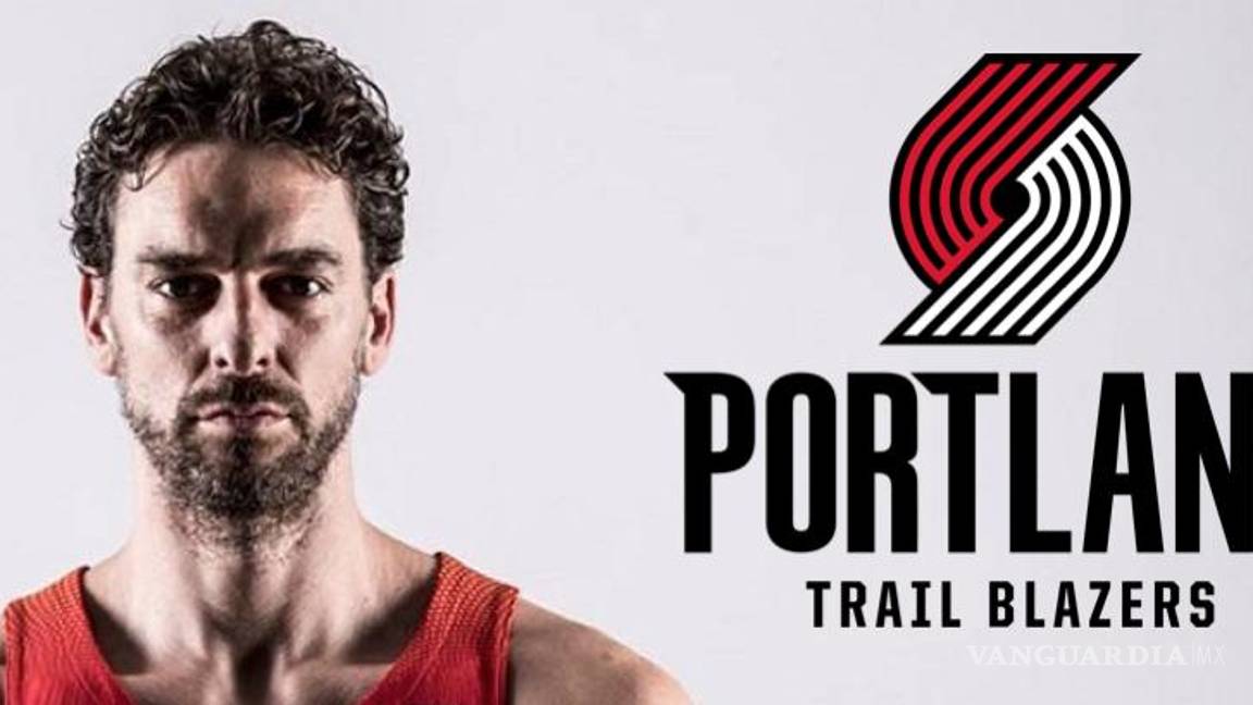$!Gasol jugará un año con los Blazers