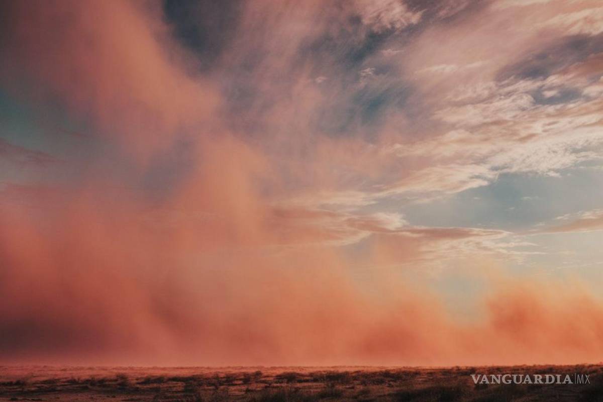 ¡Cuidado a todos en Acuña!; llega el polvo del Sahara a la Región Norte de Coahuila