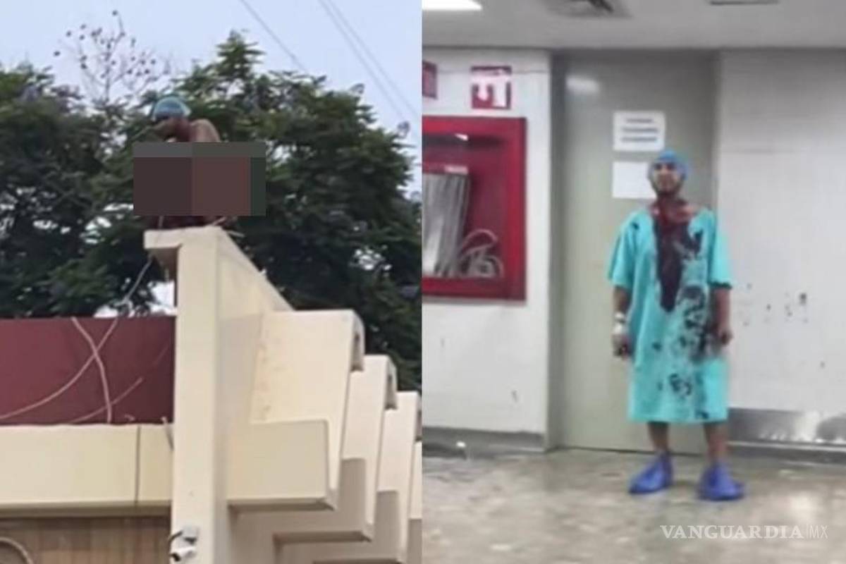 Atienden a paciente que presentó brote psicótico en IMSS de Torreón; cayó y sufrió lesiones