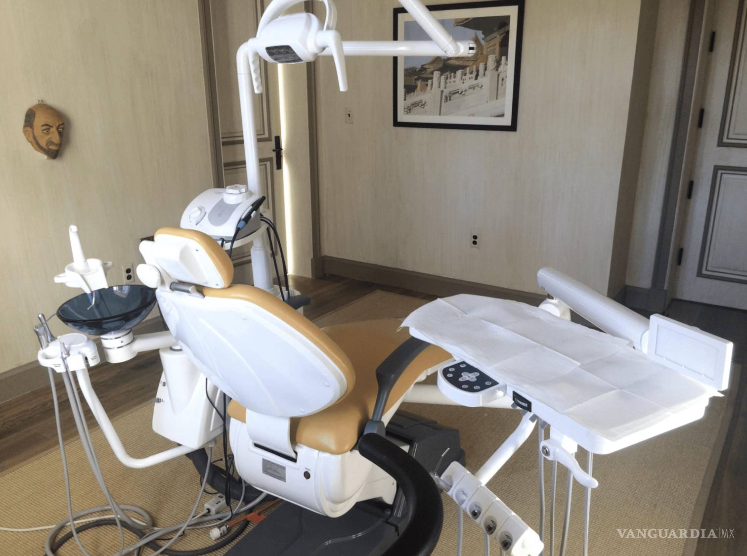$!El consultorio dental de la Dra. Karyna Shuliak en la residencia de Jeffrey Epstein en las Islas Vírgenes de los Estados Unidos.