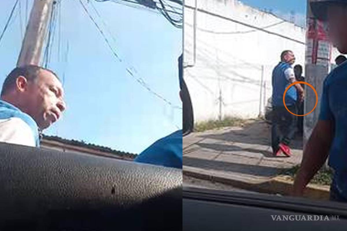 Captaron a papá de Octavio Ocaña amenazando a sujetos con arma de fuego (video)