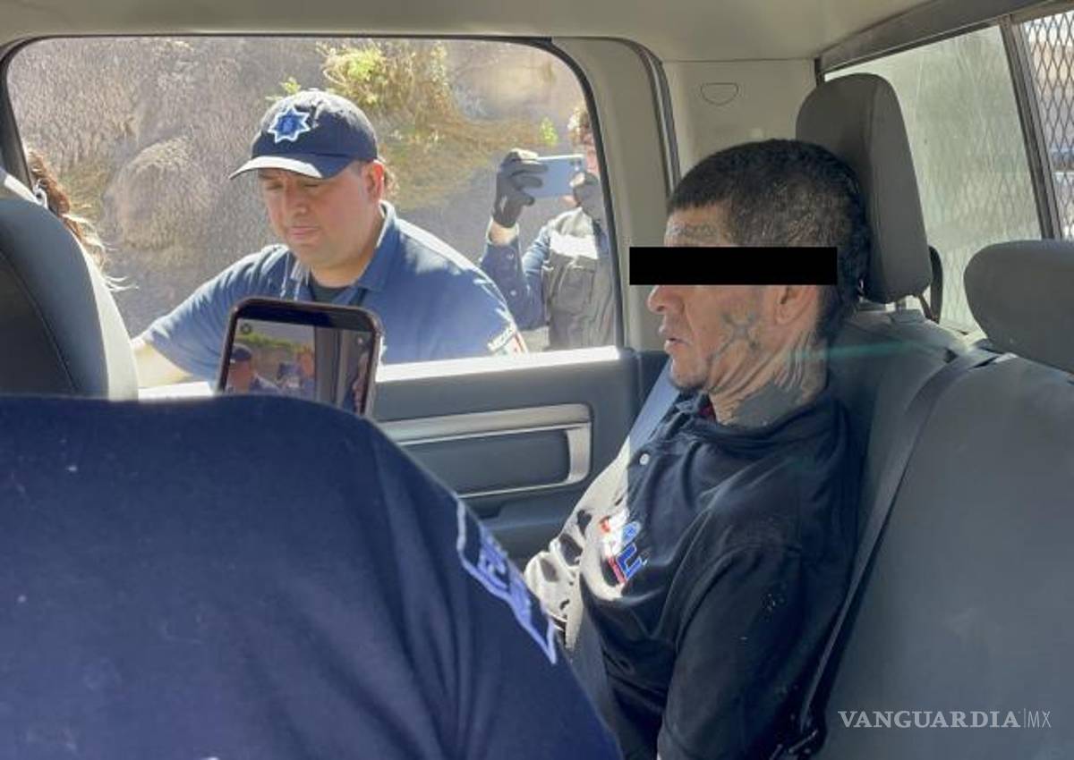 Aseguran en flagrancia a presunto delincuente tras robo de herramientas en Saltillo (video)