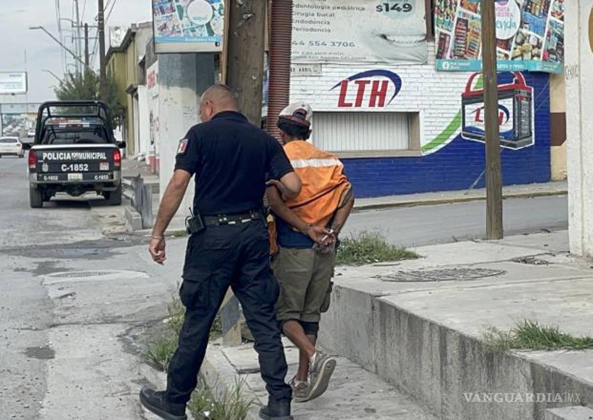 $!El individuo fue trasladado a las celdas municipales, donde se definirá su situación legal en las próximas horas.