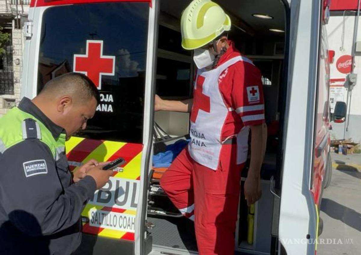 $!Diego Mauricio ¨N ¨, de 15 años, fue trasladado a un hospital tras el accidente.