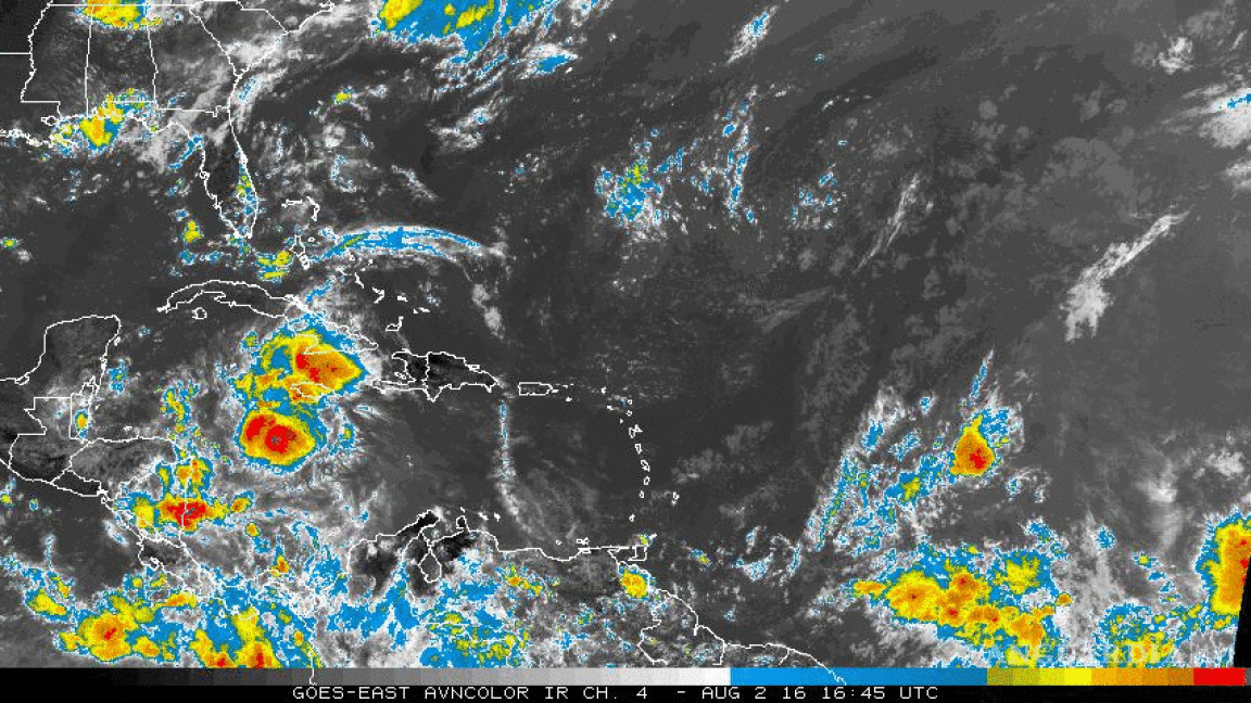 Tormentas Earl e Ivette amenazan a México y Centroamérica