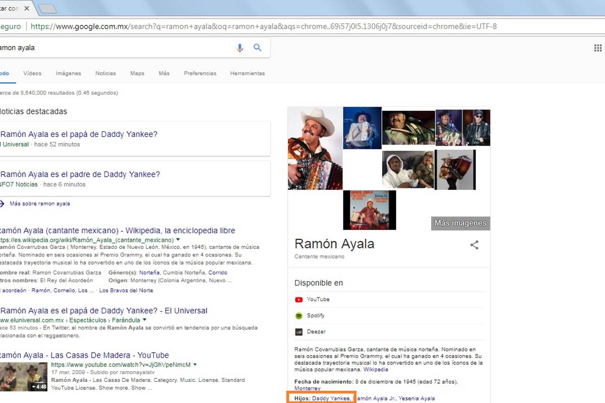 $!¿Ramón Ayala es papá de Daddy Yankee?