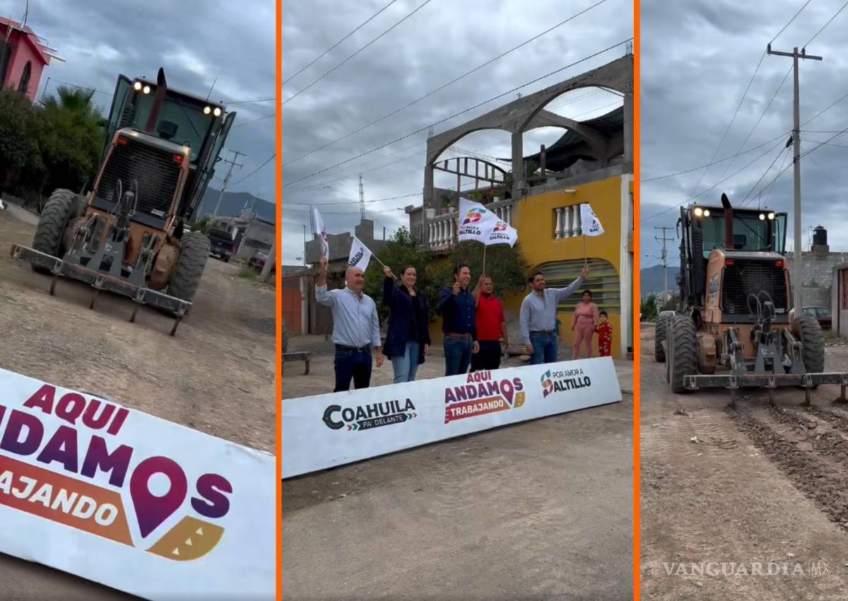 Saltillo: arranca pavimentación hidráulica en la colonia Nuevo Atardecer