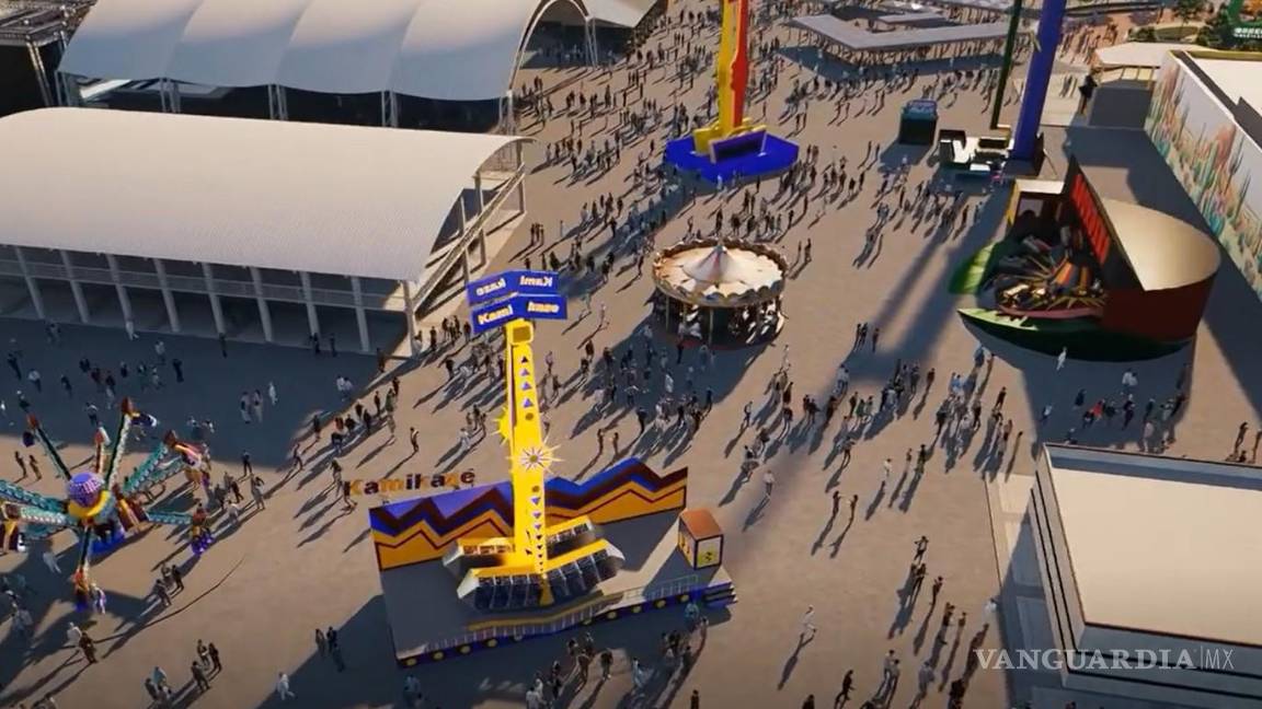 $!La Villa del Desierto se convertirá en una zona de diversión abierta, con los juegos mecánicos más atractivos del recinto y áreas destinadas al comercio y el entretenimiento familiar.