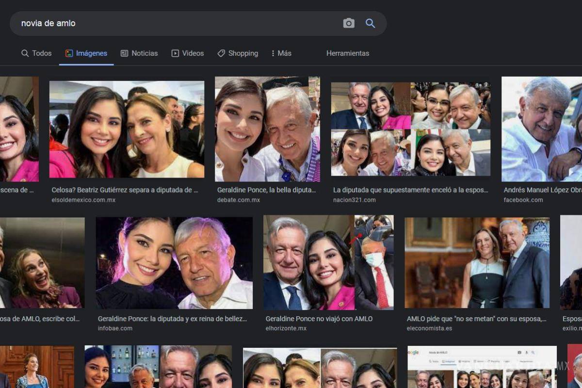 ¿La novia de AMLO según Google?; Geraldine Ponce es tendencia por supuesto triángulo amoroso