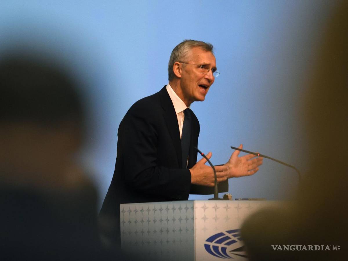 $!El secretario general de la OTAN, Jens Stoltenberg, habla durante la sesión de primavera de la Asamblea Parlamentaria (ANP) en Sofía, Bulgaria.