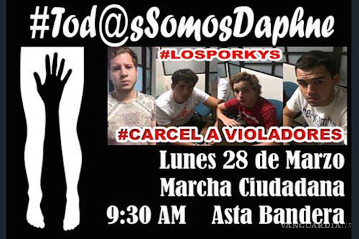 Convocan a marcha para exigir a Duarte que castigue a juniors que violaron a menor