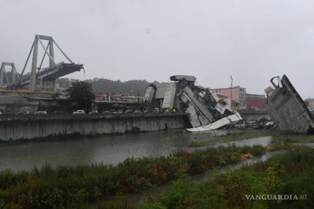 Decenas de muertos tras derrumbe de puente en Génova, Italia (Video)