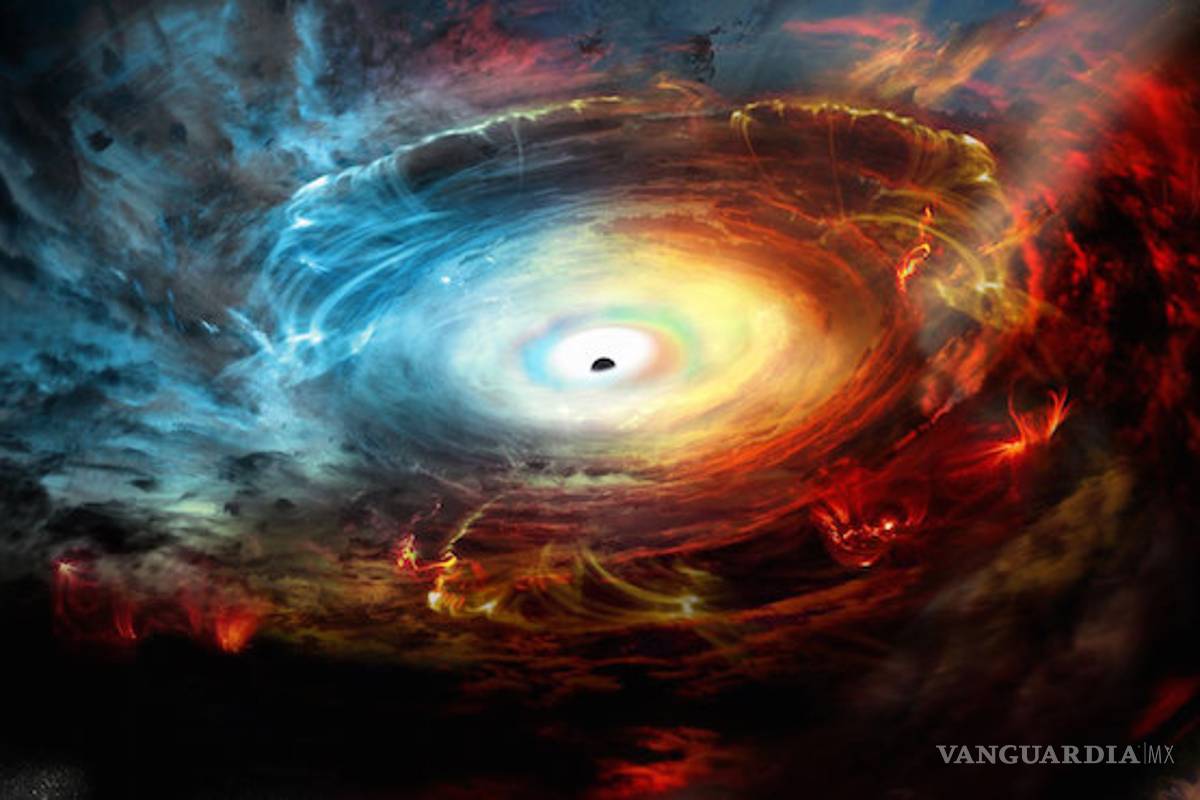 Esta sería la primera fotografía de un agujero negro