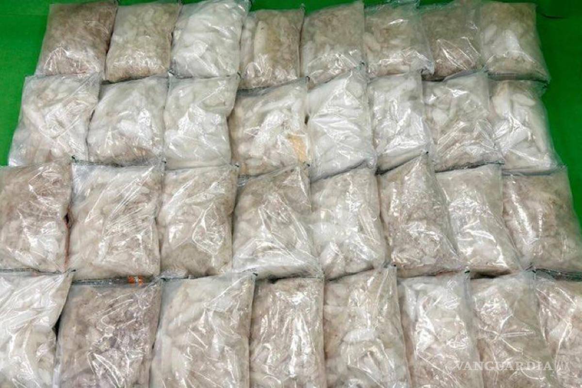 Hong Kong decomisa 100 kilos de metanfetamina oculta en máquina proveniente de México