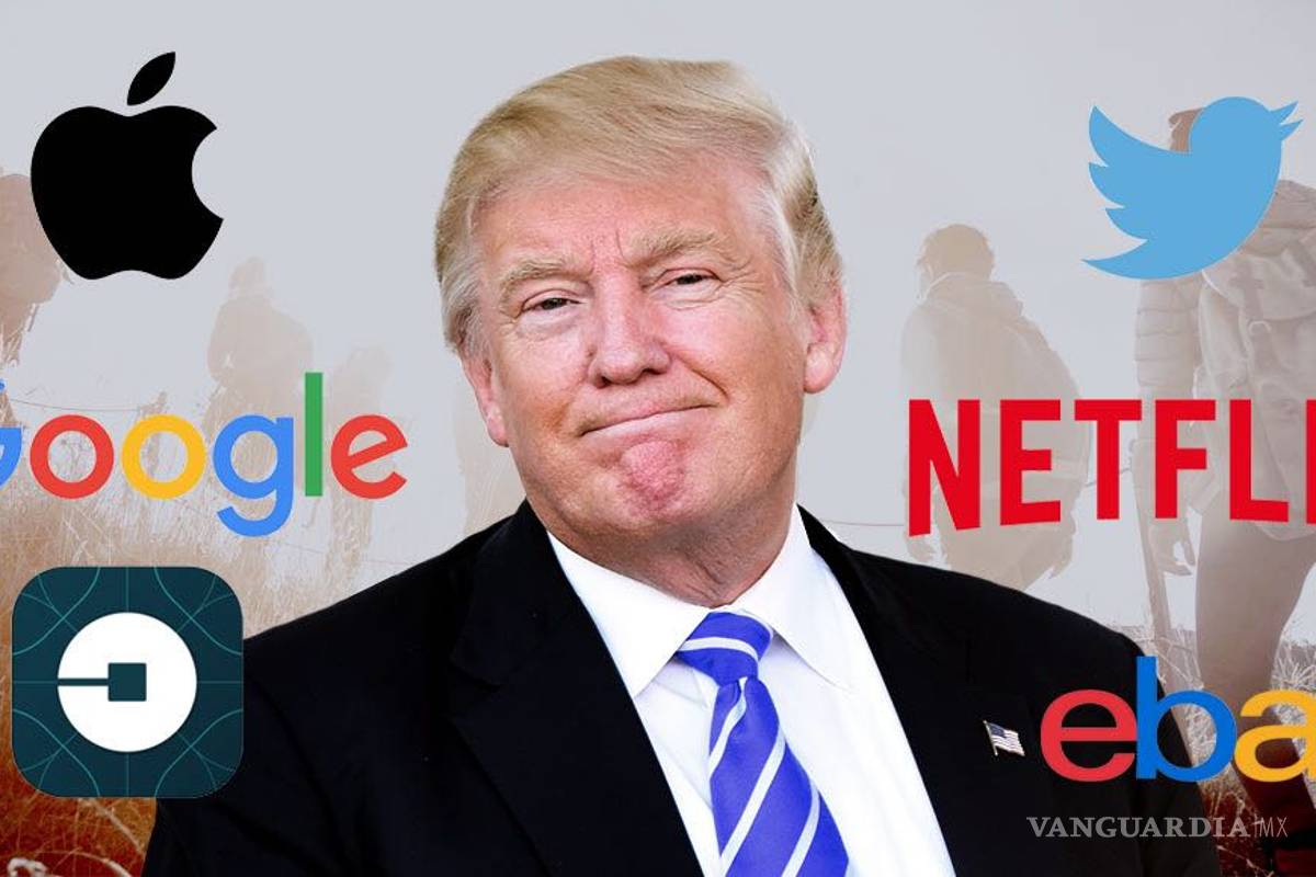 Casi 100 compañías, entre ellas Apple, Google, Netflix y Twitter, van a tribunales contra Trump