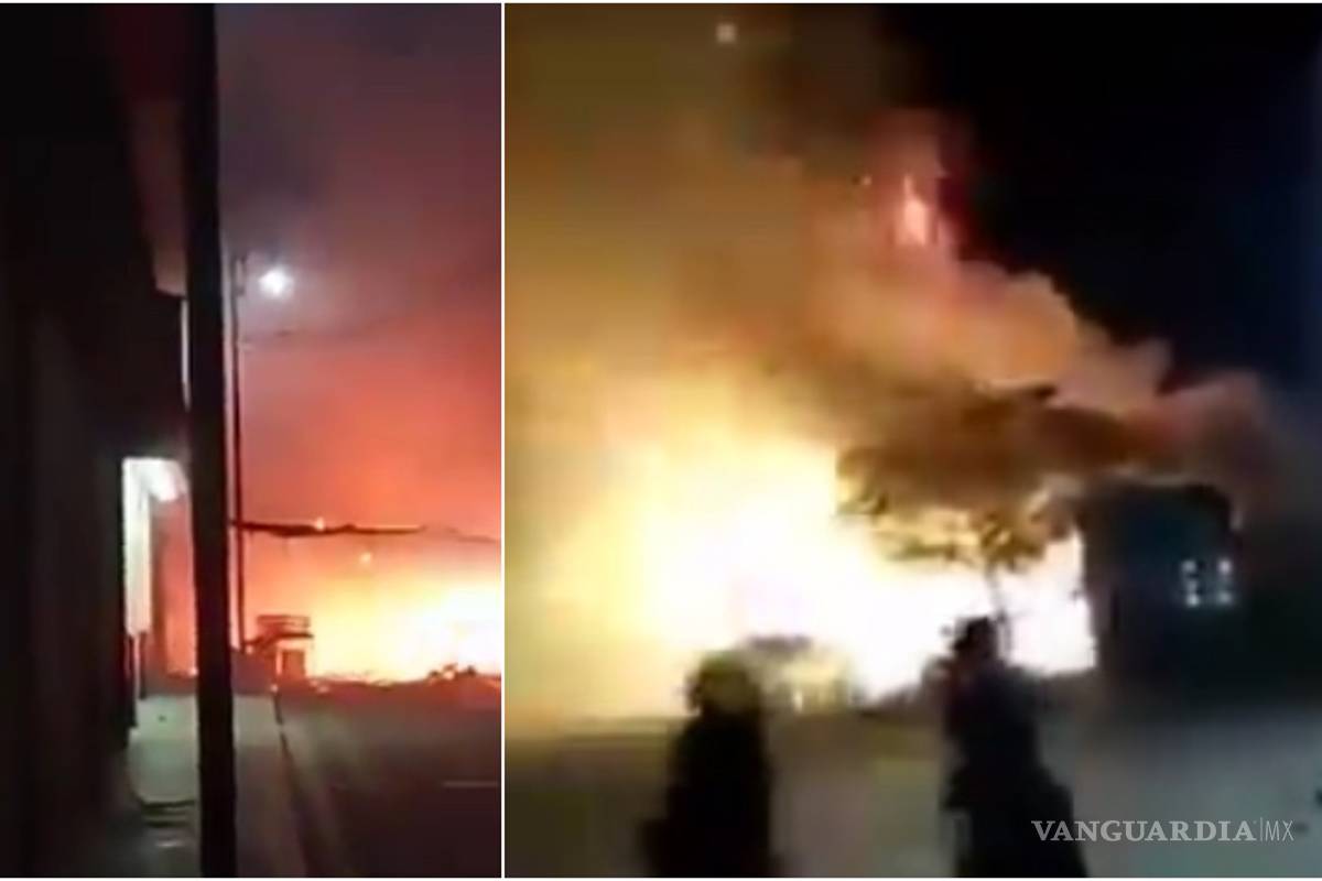 Se incendian locales de pirotecnia en Zinacatepec, Puebla; vecinos sufren crisis nerviosa