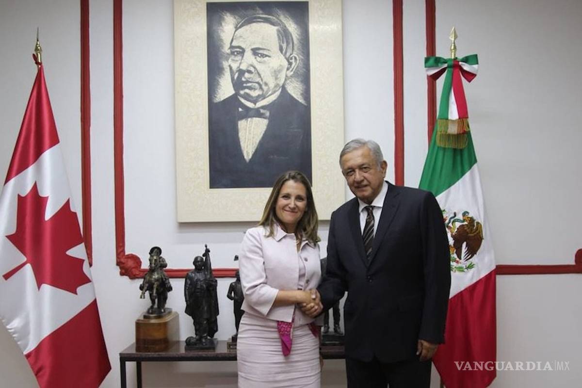 &quot;Hay afinidad en posturas, ideas y principios”: Ebrard tras reunión entre AMLO y Chrystia Freeland