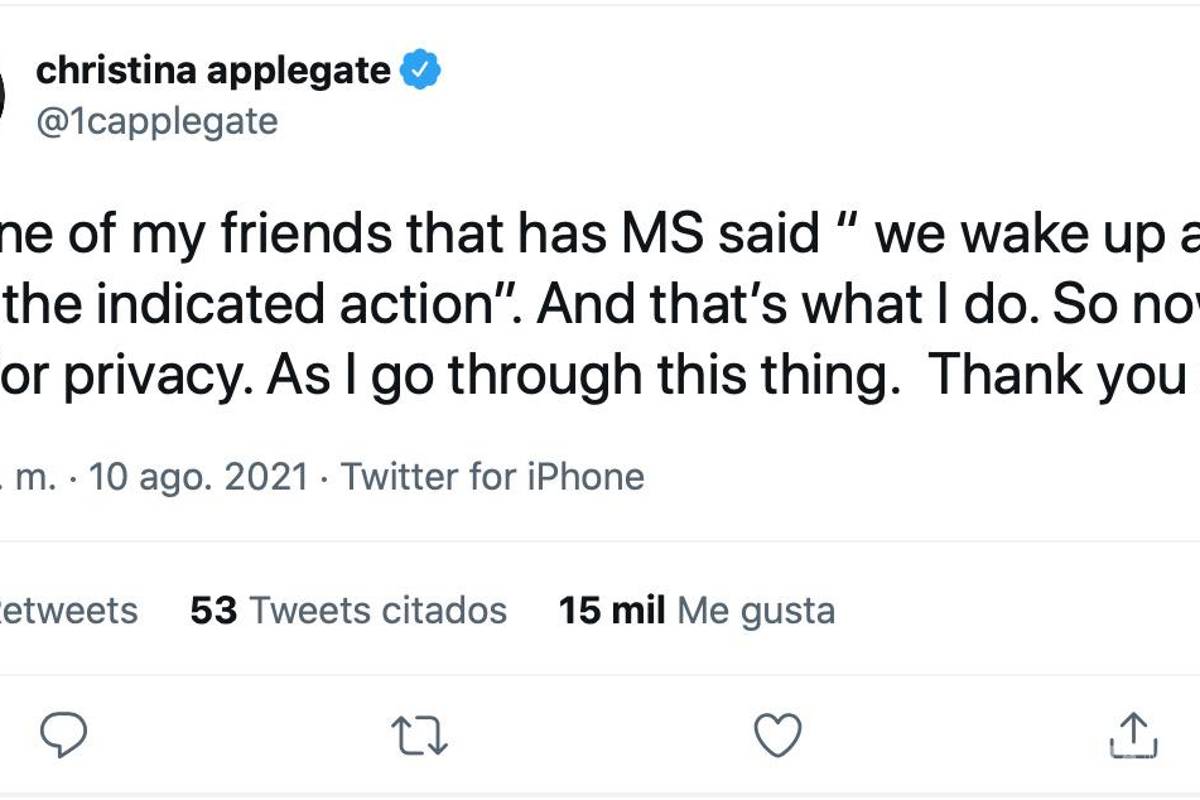 $!En abril de 2018, Applegate le dijo a la revista People que sentía una responsabilidad con sus fanáticos por lo que tenía que ser abierta sobre su salud.