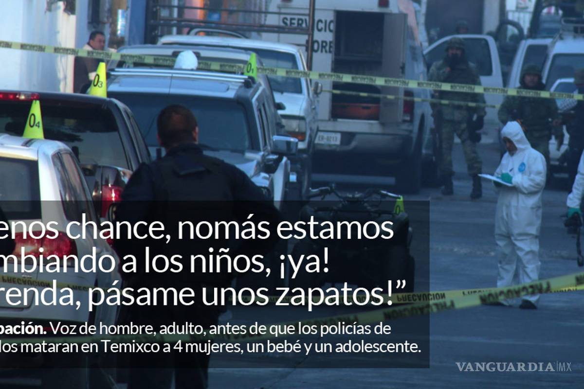 $!Audios revelan la masacre en Temixco, policías atacaron aún con niños presentes