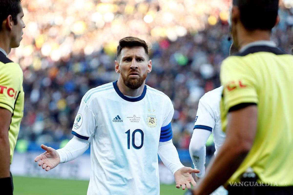 Lionel Messi es suspendido por tres meses por la Conmebol