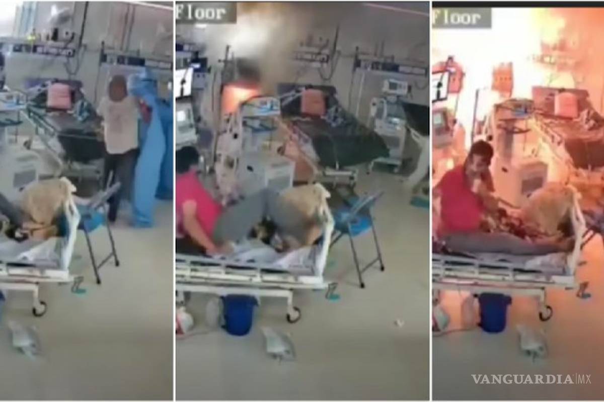 Ventilador para pacientes con COVID-19 explota en hospital de la India (video)
