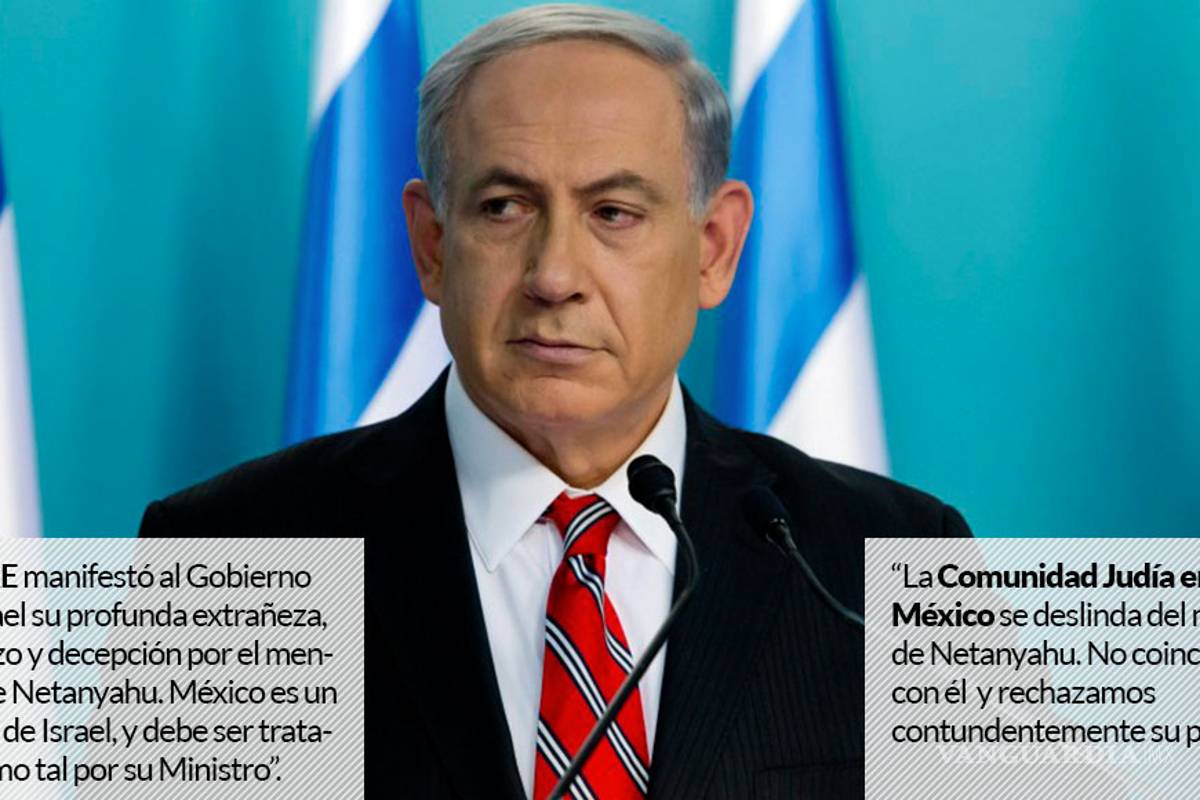 Premier israelí aplaude el muro de Trump; SRE y judíos en México rechazan y condenan su apoyo