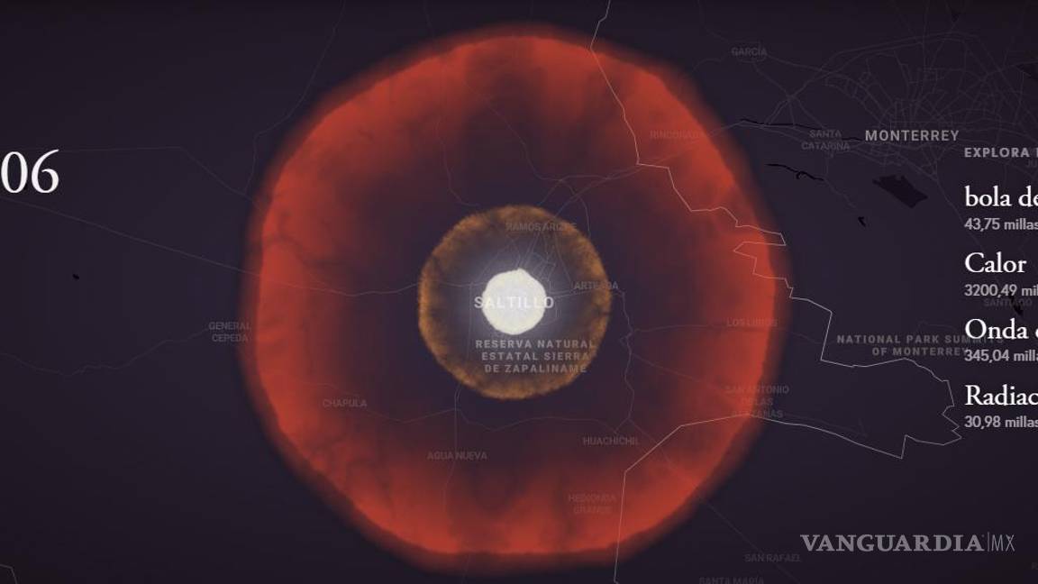 $!¿Qué pasaría si una bomba nuclear explotara en tu ciudad?... estos serían los devastadores efectos (Simulador)