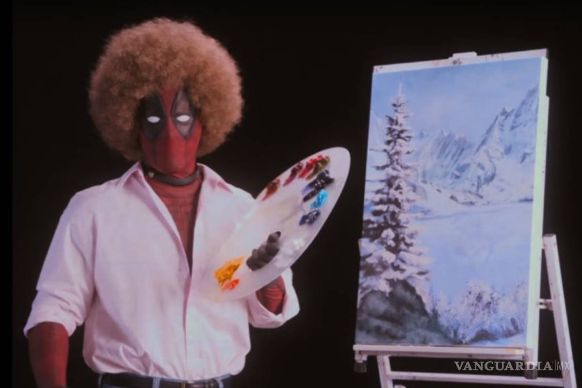 A lo Bob Ross, así de loco está el primer teaser trailer de &quot;Deadpool 2&quot;