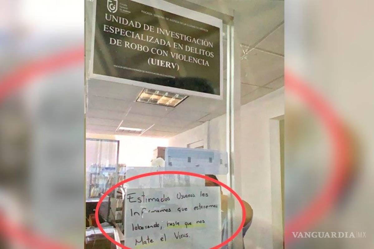 &quot;Estaremos laborando hasta que nos mate el virus&quot;: FGJ