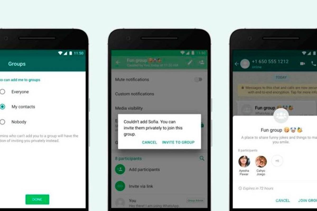 Ya puedes evitar que te agreguen a grupos de WhatsApp sin permiso