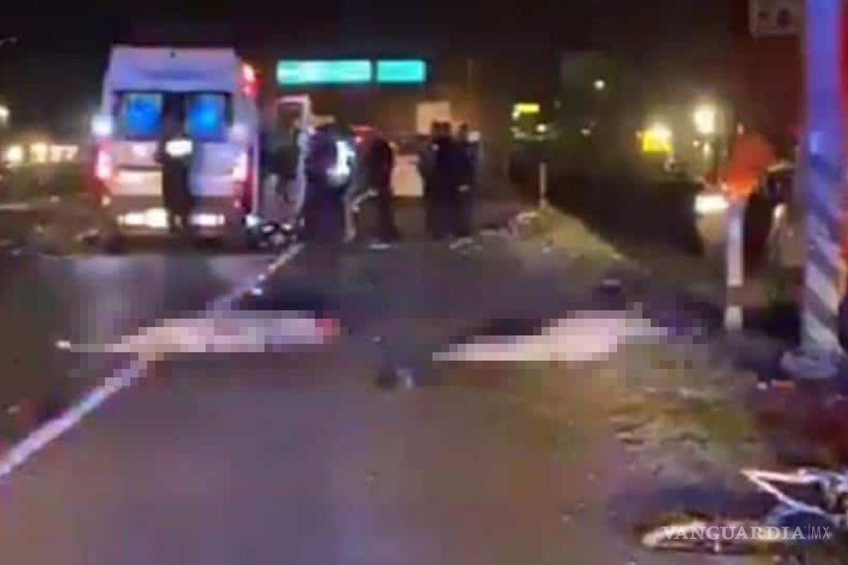 Peregrinos ciclistas fueron atropellados, hay tres muertos