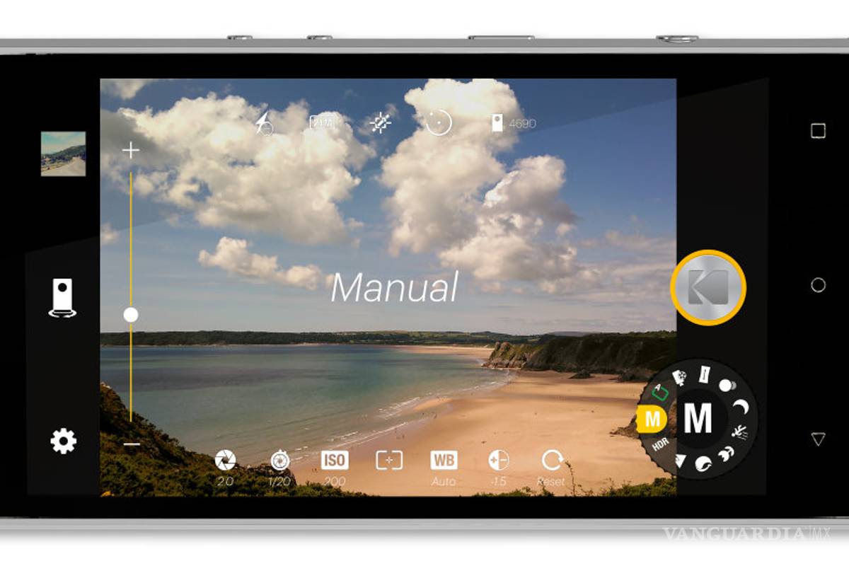 Kodak lanza un teléfono inteligente, Ektra