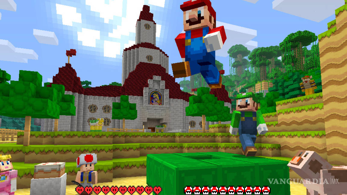 Super Mario llega al mundo de Minecraft