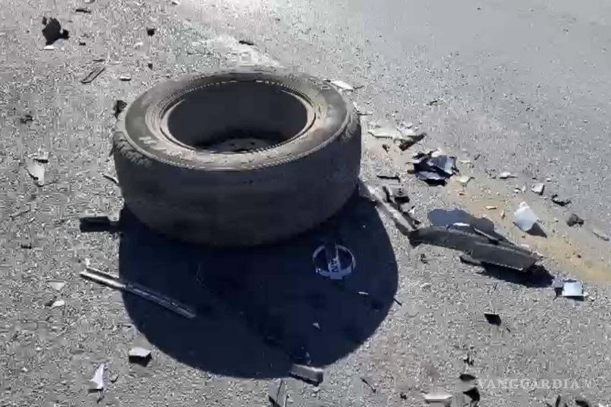 Hombre de la tercera edad causa choque por alcance en Ramos Arizpe